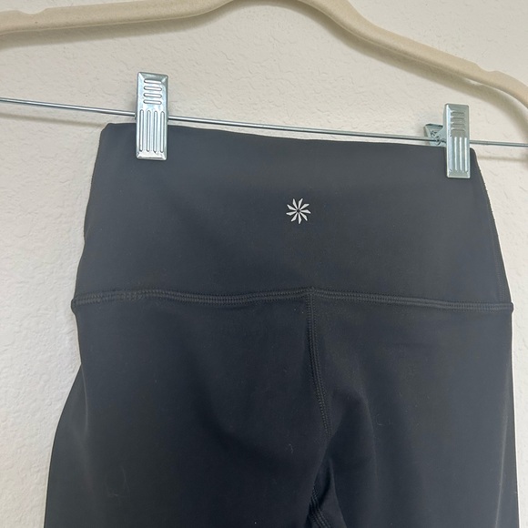 NWT Athleta Black Solace Sports Bra & Transcend High Rise 7/8 Legging Set - Picture 9 of 11